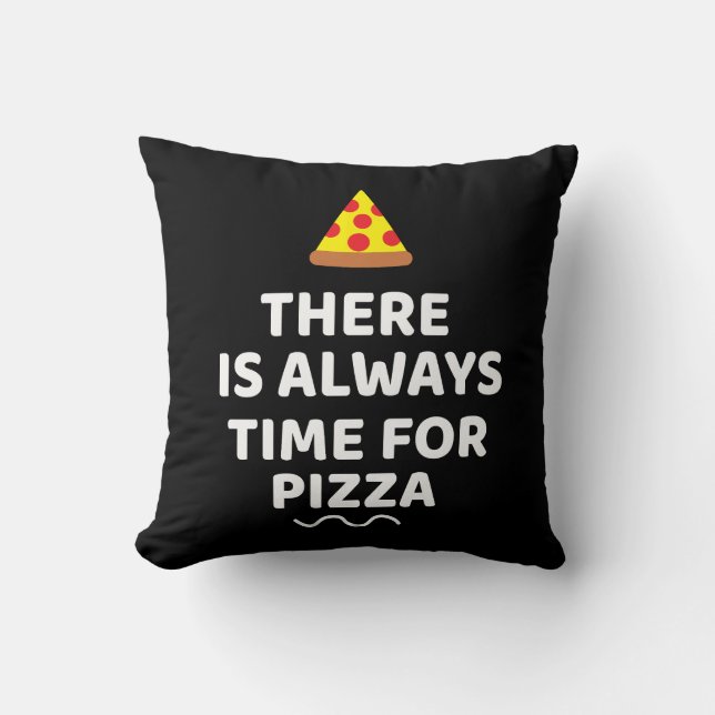 Er is altijd tijd voor pizza kussen (Voorkant)