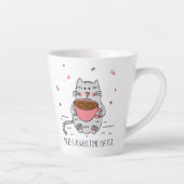 Er is altijd tijd voor thee, Cat Latte Mok (Rechts)