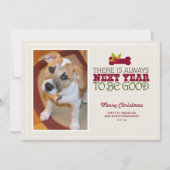 Er is altijd volgend jaar | Vakantiefotokaart Feestdagenkaart (Voorkant)