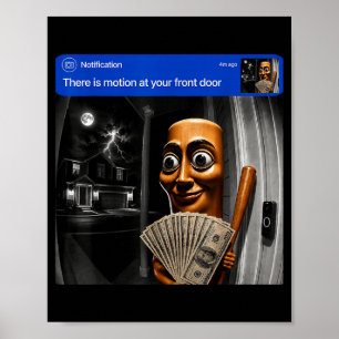 Er Is Beweging Aan De Voorzijde Tung Tung Tung Sah Poster