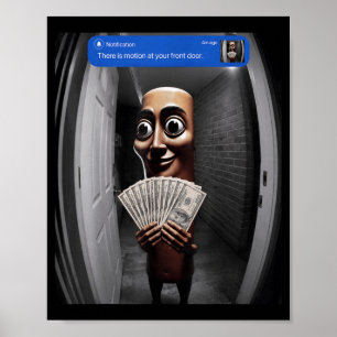 Er Is Beweging Aan De Voorzijde Tung Tung Tung Sah Poster