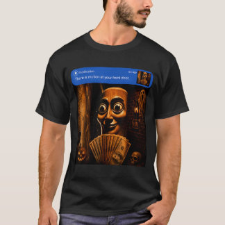 Er is beweging bij de voordeur Tung Tung Sahur T-shirt