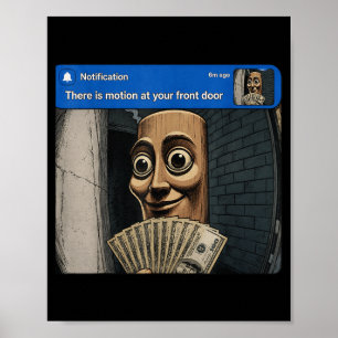Er is beweging bij de voordeur Tung Tung Tung Sahu Poster