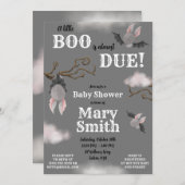 Er is bijna een kleine BOO nodig. Baby shower bat  Kaart (Voorkant / Achterkant)