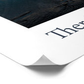 Er is daar een haai. Word er een met natuur. Poster (Hoek)