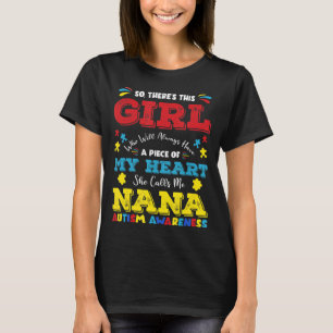 Er is dus een meisje dat altijd een stuk zal hebbe t-shirt