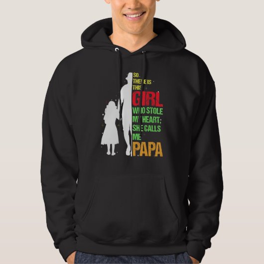Er is dus een meisje dat mijn hart blokkeert. hoodie (Voorkant)