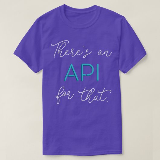 Er is een API voor dat T-shirt (Design voorkant)