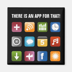 Er is een app voor die magneet   Vectorontwerp
