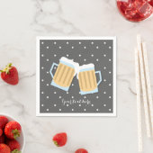 Er is een Baby-brouwerij Mok grijze douche Servet (Insitu)