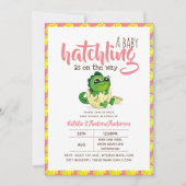 Er is een Baby-hatchling onderweg naar Dinosaur Cu Kaart (Voorkant)