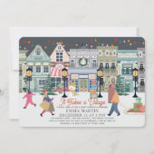 Er is een Baby shower voor een vakantiestad Feestdagenkaart (Voorkant)