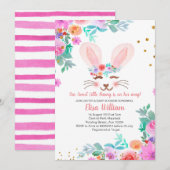 Er is een beetje Baby shower onderweg Kaart (Voorkant / Achterkant)