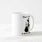 ER IS EEN BEETJE IN ELKE VROUW KOFFIEMOK (Voorkant rechts)