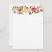 Er is een beetje onbeleefd op weg naar Baby shower Kaart (Achterkant)