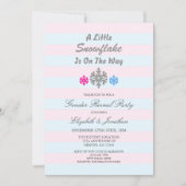 Er is een beetje sneeuwvlok op weg naar het onthul kaart (Voorkant)