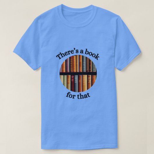 Er is een boek voor t-shirt (Design voorkant)