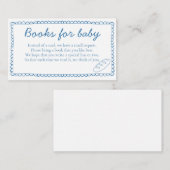 Er is een broodje in de ovenboeken voor Baby Informatiekaartje (Voorkant / Achterkant)