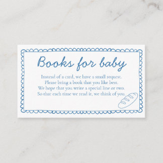 Er is een broodje in de ovenboeken voor Baby Informatiekaartje