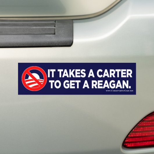 Er is een Carter nodig om een Reagan te halen Bumpersticker (Op auto)