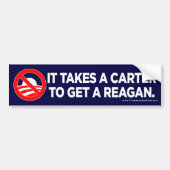 Er is een Carter nodig om een Reagan te halen Bumpersticker (Voorkant)