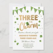 Er is een Charm St. Patrick's Day Boy Birthday Kaart (Voorkant)