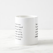 Er is een denkend spul waaruit alles.. koffiemok (Center)