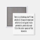 Er is een denkspul van wie... - Gepersonaliseerd Magneet (Voorkant / Achterkant)