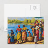 Er is een dorp met Afrikaans erfgoed Briefkaart (Voorkant / Achterkant)