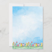 Er is een dorpsadoptie nodig om IVF-Baby shower te Kaart (Achterkant)