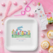 Er is een dorpsadoptie nodig om IVF-Baby shower te Papieren Bordje (Feest)