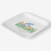 Er is een dorpsadoptie nodig om IVF-Baby shower te Papieren Bordje (Gebogen)