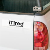 Er is een dutje voor. bumpersticker (Op Truck)
