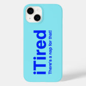 Er is een dutje voor. Case-Mate iPhone case (Achterkant)