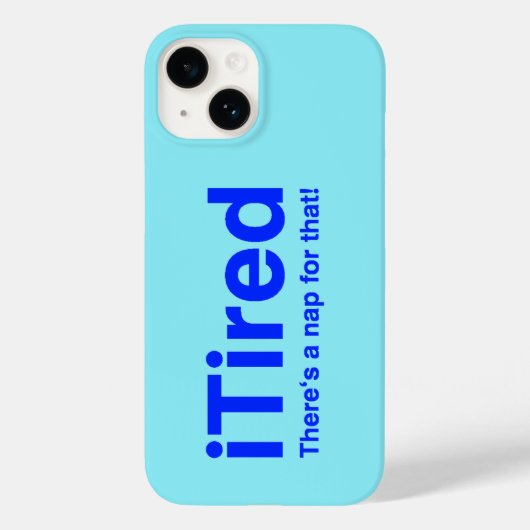 Er is een dutje voor. Case-Mate iPhone case (Achterkant)