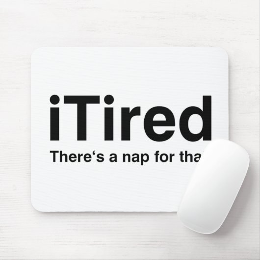 Er is een dutje voor. muismat (Met muis)