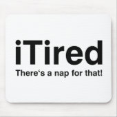 Er is een dutje voor. muismat (Voorkant)