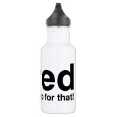 Er is een dutje voor. waterfles  (Rechts)