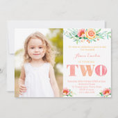 Er is een feest gepland, dat twee wordt, de tweede kaart (Voorkant)