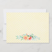 Er is een feest gepland, dat twee wordt, de tweede kaart (Achterkant)