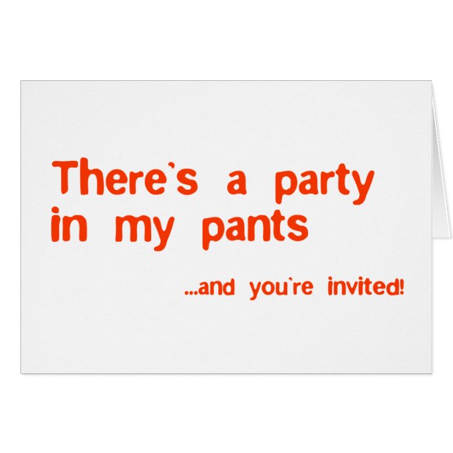 Er is een feest in mijn broek (Voorkant Horizontaal)