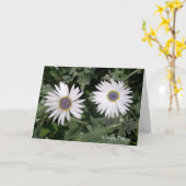 Er is een Flower African Daisy Quotation Greeting Kaart (Gele Bloem)