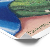 Er is een gator onder mijn bed. poster (Hoek)