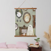 Er is een geest in de portrettengalerij hangend wandkleed (Slaapkamer)