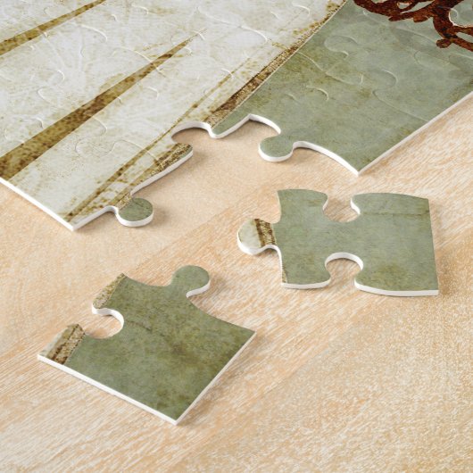 Er is een geest in de portrettengalerij legpuzzel (Zijkant)