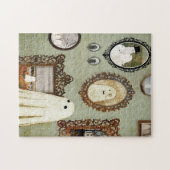 Er is een geest in de portrettengalerij legpuzzel (Horizontaal)