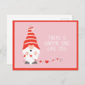 Er is één genoom zoals jij roodroze briefkaart (Voorkant / Achterkant)