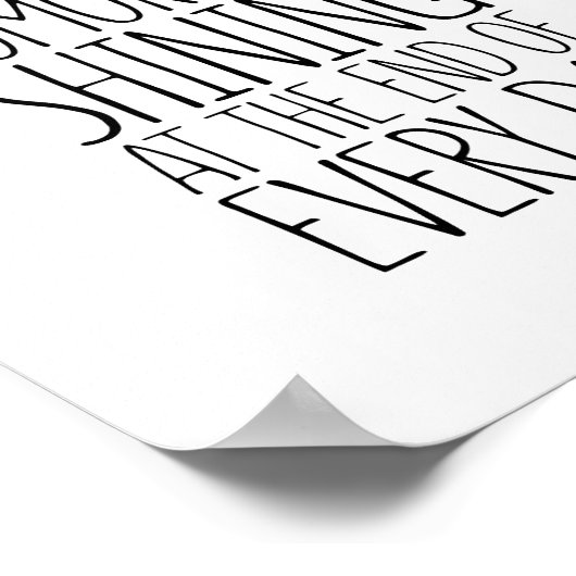 Er is een geweldige mooie morgen-schittering poster (Hoek)