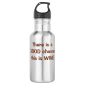 Er is een goede kans dat dit wijn is waterfles  (Voorkant)