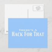 Er is een hack voor die geschenken briefkaart (Voorkant / Achterkant)